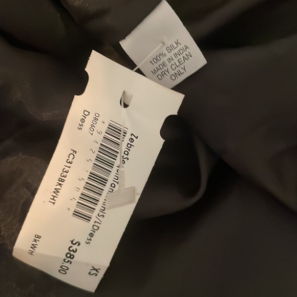 Foley + Corinna sz XS SILK Zebra Sequin SEXY Mini Dress NWT Paris Hilton COUTURE - Picture 8 of 17